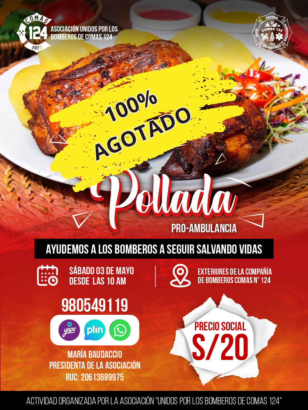 Ayuda a los Bomberos de Comas